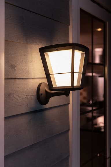 Philips Hue Econic WACA vegglanterne (sort)