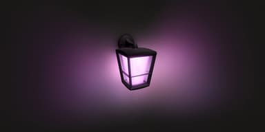 Philips Hue Econic WACA vegglanterne (sort)