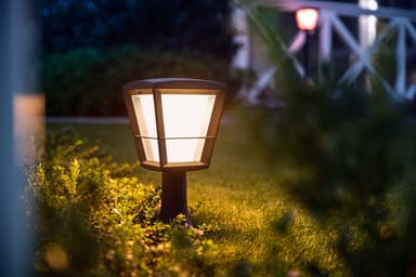 Philips Hue Econic WACA sokkellampe (sort)