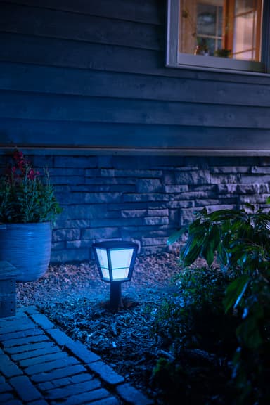 Philips Hue Econic WACA sokkellampe (sort)