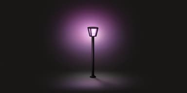 Philips Hue Econic WACA stolpelampe (sort)