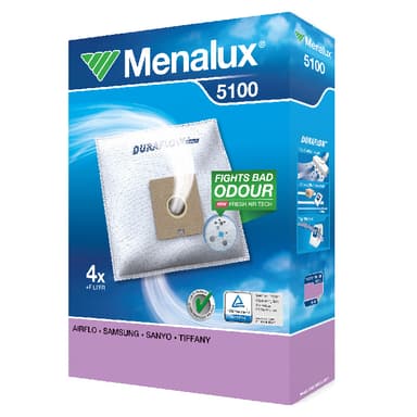 Menalux støvsugerposer 5100 til Airflo/LG/Samsung/Nilfisk m.m.
