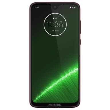 Motorola Moto G7 Plus smarttelefon (rød)