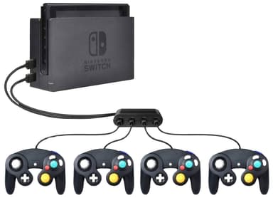 Piranha Nintendo GameCube spillkontrolladapter til Nintendo Switch