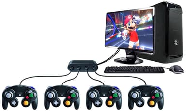 Piranha Nintendo GameCube spillkontrolladapter til Nintendo Switch