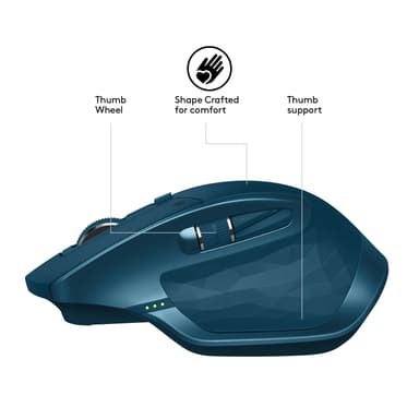 Logitech MX Master 2S trådløs mus Bluetooth (grønn)