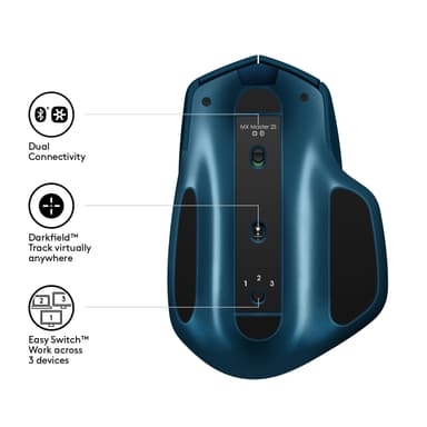 Logitech MX Master 2S trådløs mus Bluetooth (grønn)
