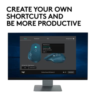 Logitech MX Master 2S trådløs mus Bluetooth (grønn)
