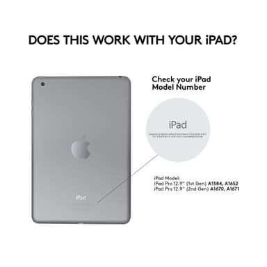 Logitech Slim Combo deksel for iPad Pro 10,5