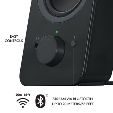 Logitech Z207 Bluetooth-høyttalere (sort)