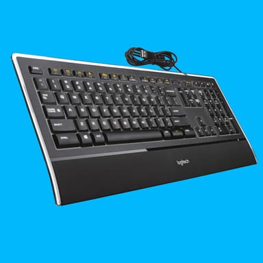 Logitech K740 tastatur (sort)