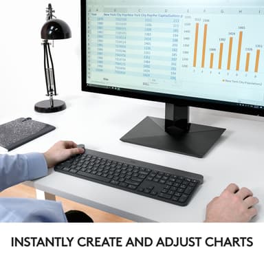 Logitech Craft tastatur med kontrollhjul Mus og tastatur Logitech Craft tastatur med kontrollhjul Mus og tastatur