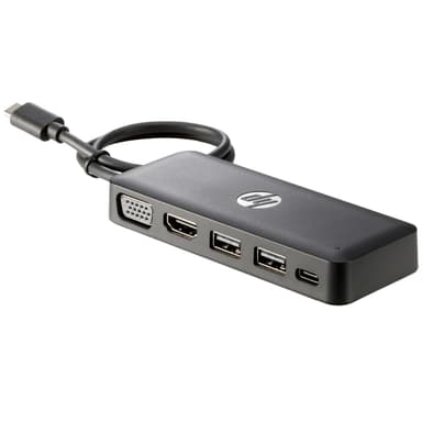 HP USB-C reisedockingstasjon