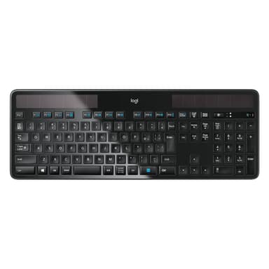 Logitech K750 trådløst solcelle tastatur Mus og tastatur Tastatur med solceller
