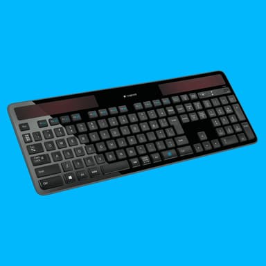 Logitech K750 trådløst solcelle tastatur Mus og tastatur Tastatur med solceller