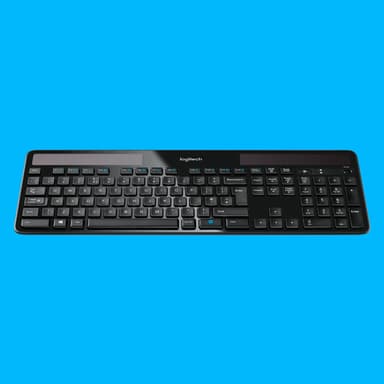 Logitech K750 trådløst solcelle tastatur Mus og tastatur Tastatur med solceller