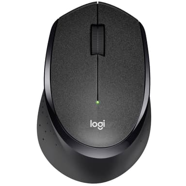 Logitech M330 Silent Plus trådløs mus (sort) PC mus Elkjøp Logitech M330 Silent Stille trådløs mus Trådløs mus