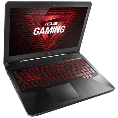 Asus TUF Gaming FX504 15,6" bærbar gaming-PC (Red Matter) Asus TUF Gaming FX504 15,6" bærbar gaming-PC (Red Matter)