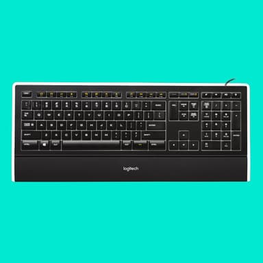 Logitech K740 tastatur (sort)