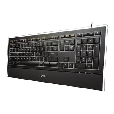 Logitech K740 tastatur (sort)