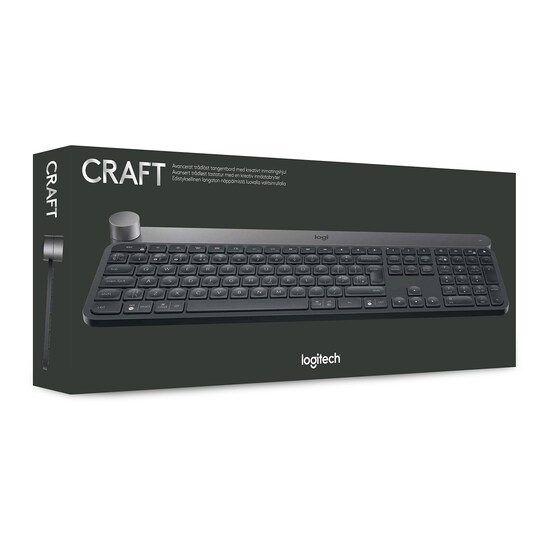 Logitech Craft tastatur med kontrollhjul