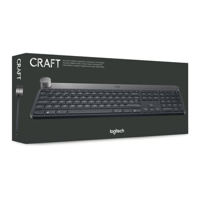 Logitech Craft tastatur med kontrollhjul Mus og tastatur Logitech Craft Adv.Trådløs Tastatur Demo Demo annet i