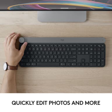 Logitech Craft tastatur med kontrollhjul Mus og tastatur Logitech Craft tastatur med kontrollhjul Mus og tastatur