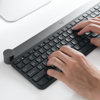 Logitech Craft tastatur med kontrollhjul Mus og tastatur Logitech Craft tastatur med kontrollhjul Mus og tastatur
