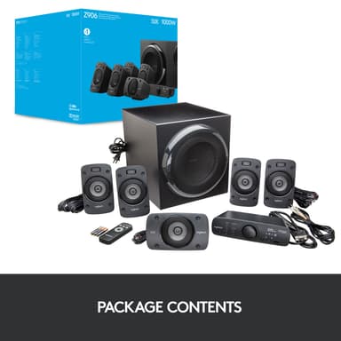 Logitech Z906 høyttalersystem med 5.1-surround-lyd 1000W