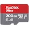 SanDisk Ultra Micro SD-kort 200 GB med SD-adapter