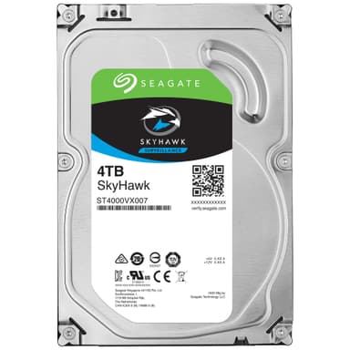 Seagate SkyHawk 3,5" intern harddisk for overvåkning (4 TB)