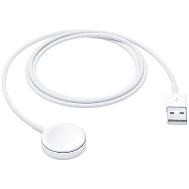 Apple Watch magnetisk ladekabel (1 mhvit) Ladere og Apple Magnetisk ladekabel‑til‑USB‑C‑kabel for Apple Watch (1