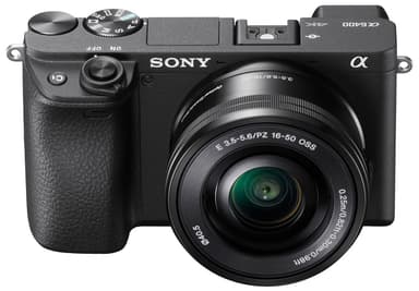 Sony Alpha A6400 kamerahus + E PZ 16-50 mm f/3.5-5.6 OSS zoomobjektiv