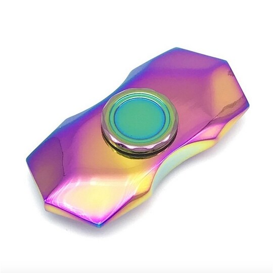 Fidget Spinner - Metal Rainbow Axe
