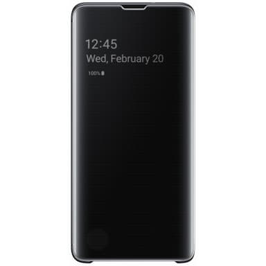 Samsung Galaxy S10 Clear View deksel (sort)