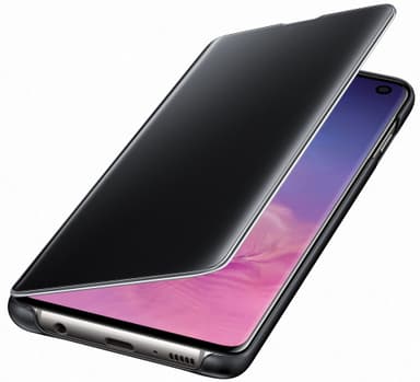 Samsung Galaxy S10 Clear View deksel (sort)