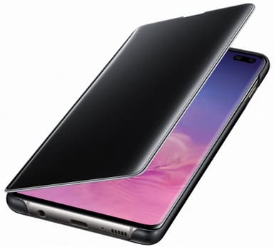 Samsung Galaxy S10 Plus Clear View deksel (sort)