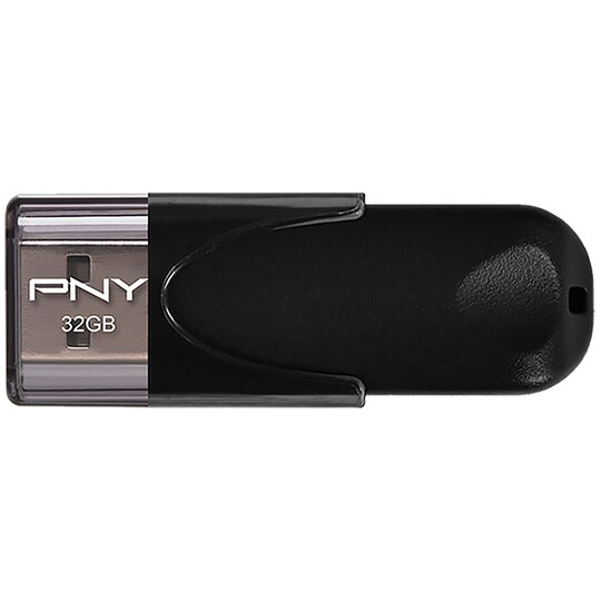 PNY Attache 4 USB 2.0 minnepenn 32 GB (sort)