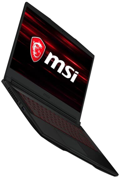 MSI GF63-472 15,6" bærbar gaming-PC (sort)