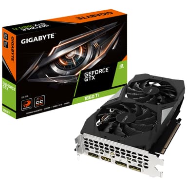 Gigabyte GeForce GTX 1660 Ti OC grafikkort 6G