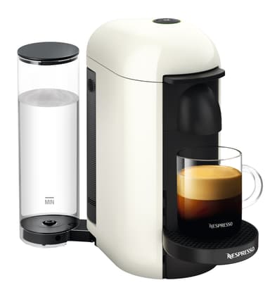 Nespresso VertuoPlus kaffekapselmaskin (hvit)