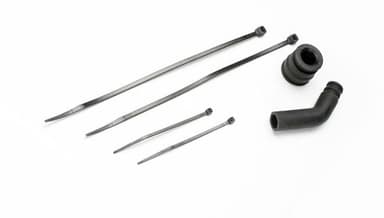 TRX-5245X Pipe Coupler Black Exhaust Deflector