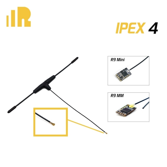 FrSky 868MHz Ipex4 Dipole T Antenna for R9Mini/MM