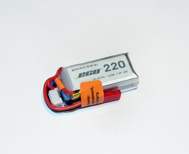 2s 220mah - 30c - dualsky xpower eco-s - jst