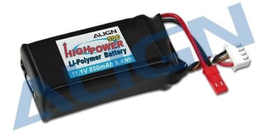 3s 850mah - 50c - align for t-rex 250 jst