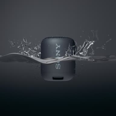 Sony bærbar trådløs høyttaler SRS-XB12 (sort)