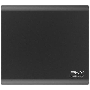 PNY Pro Elite bærbar SSD, 250 GB (sort)