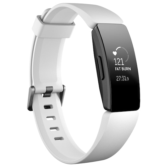 Fitbit Inspire HR aktivitetsarmbånd (hvit)