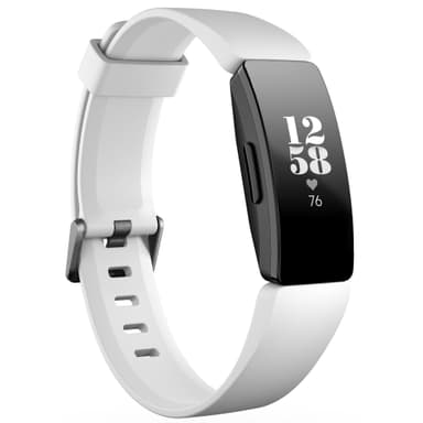 Fitbit Inspire HR aktivitetsarmbånd (hvit)