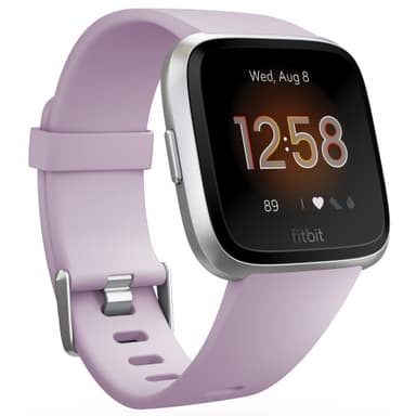 Fitbit Versa Lite smartklokke (lilla/sølv)